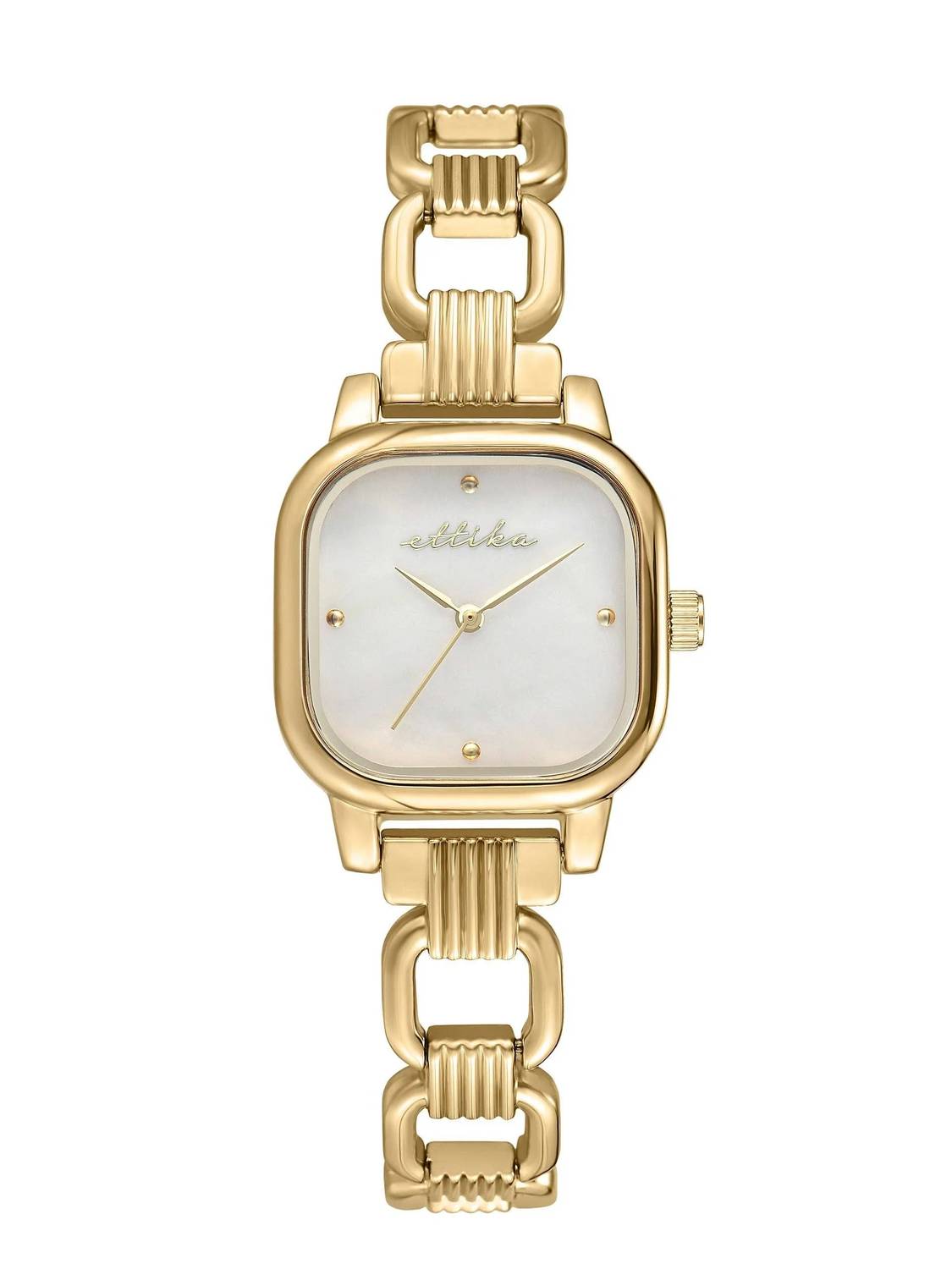 Women's Classic Square Bracelet Watch In Gold