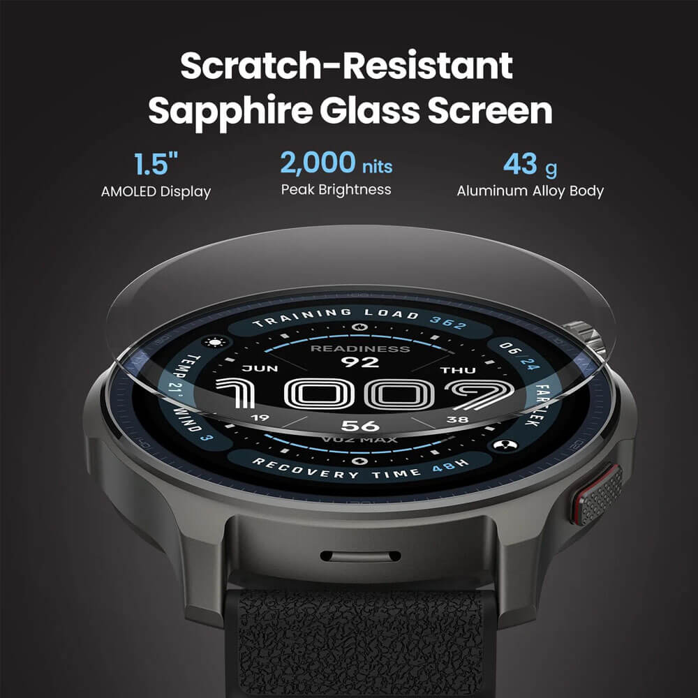 Amazfit Balance 2 Smart Watch - Black
