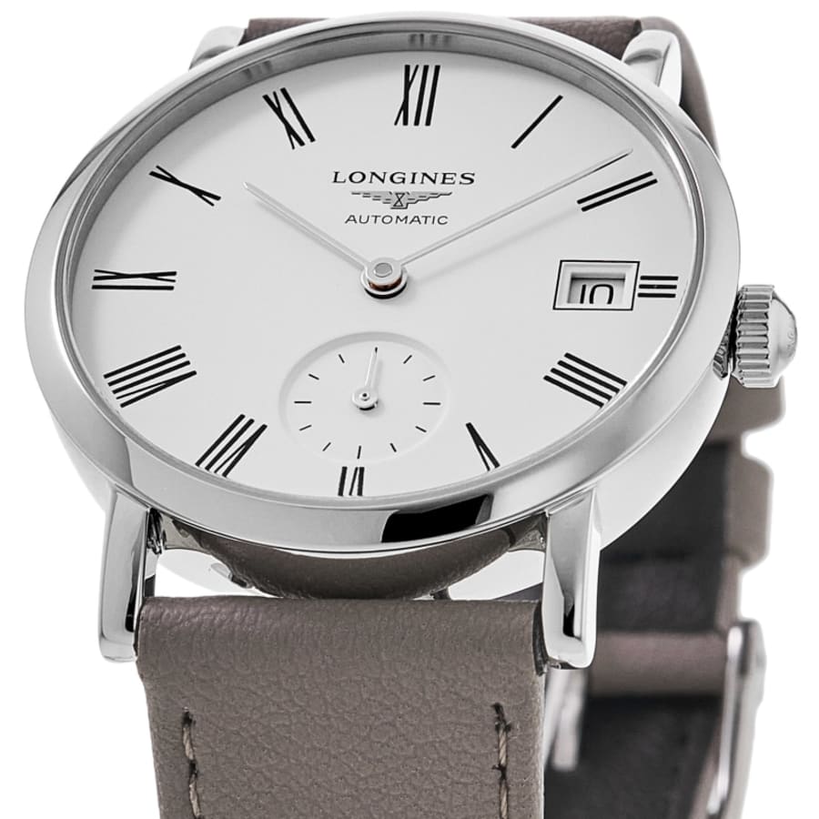 Longines Elegant Collection Automatic Automatic White Dial Fabric Strap Women's Watch L4.312.4.11.2