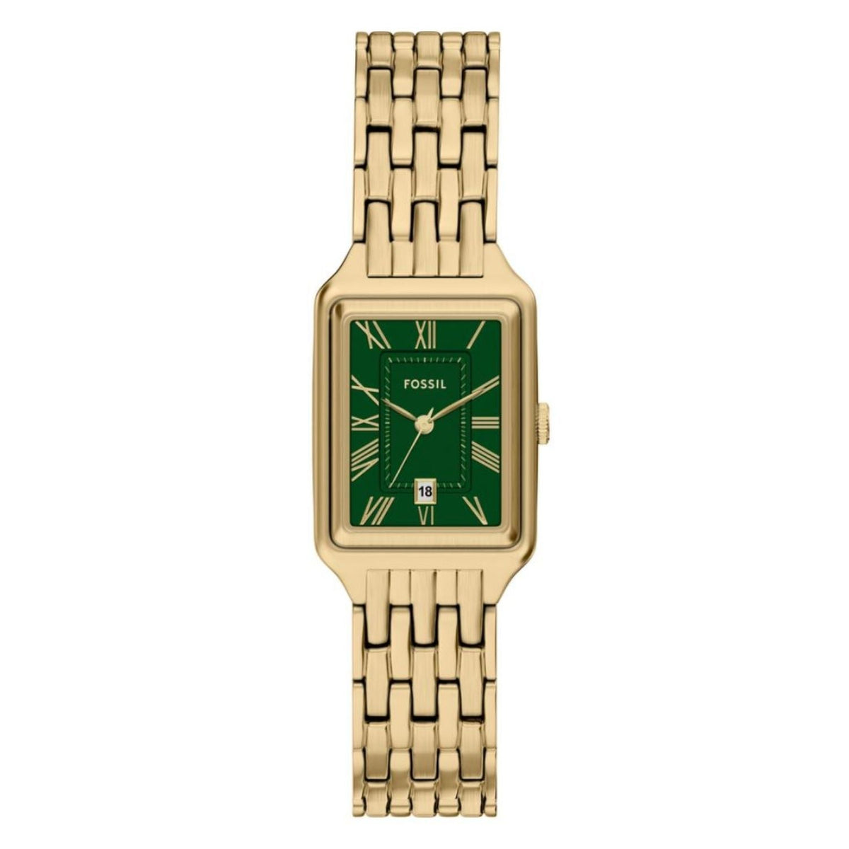 Fossil Women's Raque Green Dial Watch