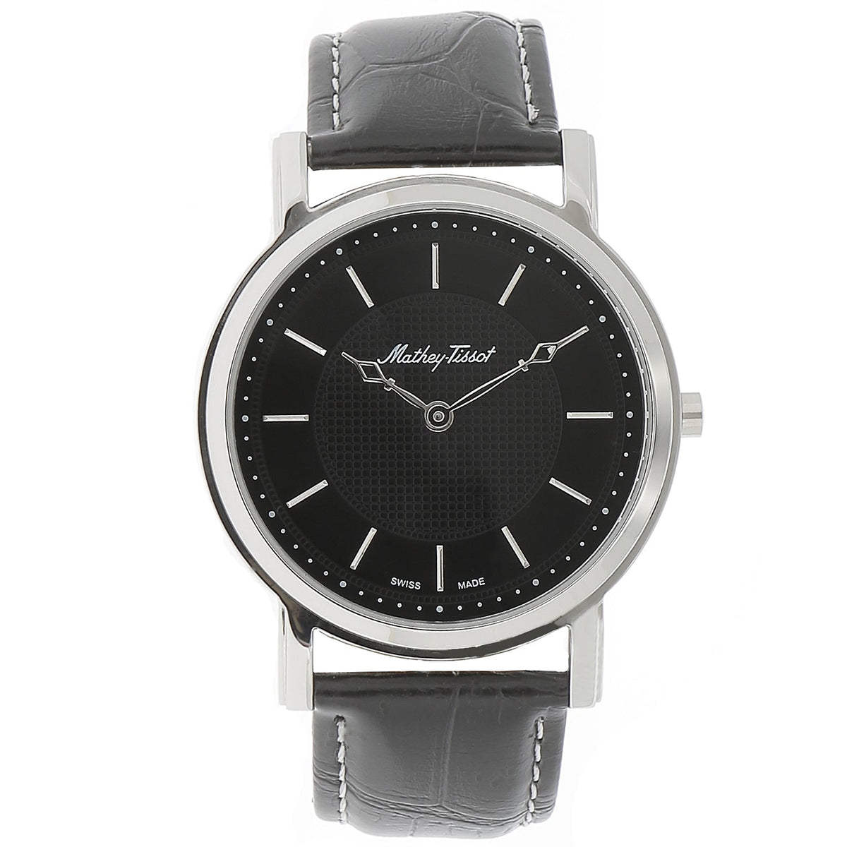 Mathey Tissot Men's City Black Round 42mm