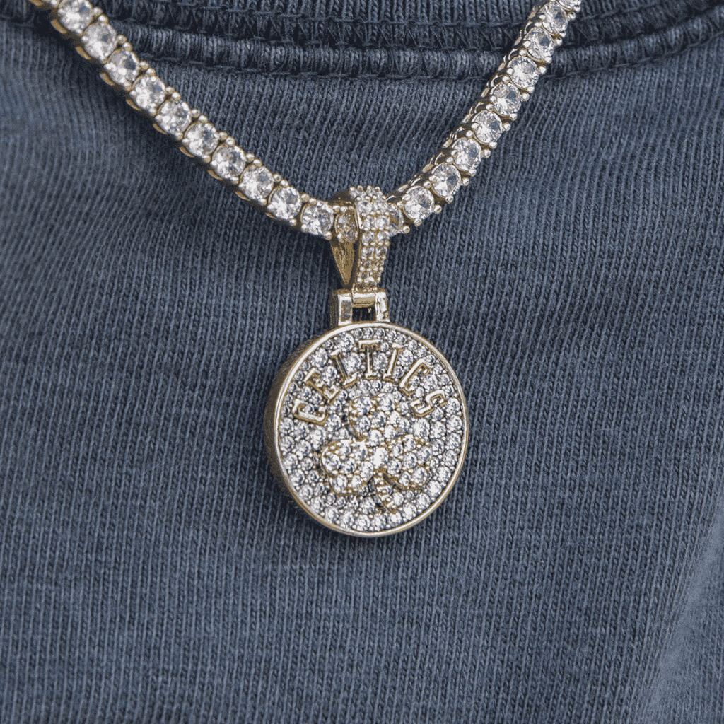 Boston Celtics Official NBA Micro Alternate Logo Pendant