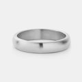 Brushed Round Band Ring (Silver) 5mm