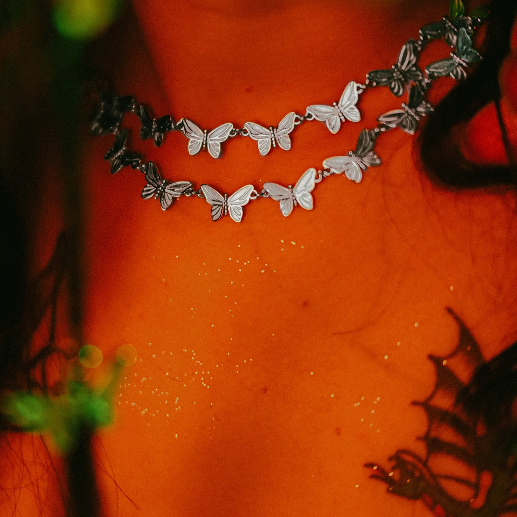 BUTTERFLY NECKLACE (ADJUSTABLE)