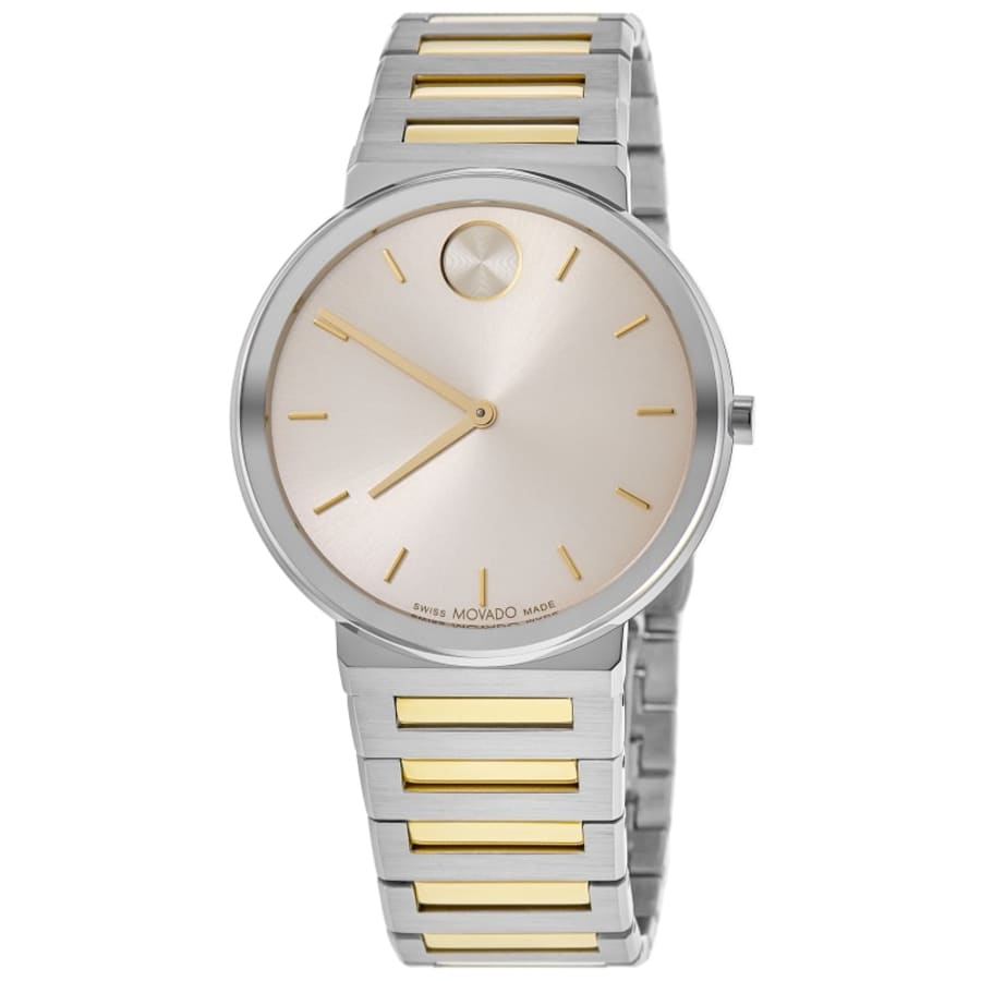Movado Bold Horizon White Dial Steel Men's Watch 3601075