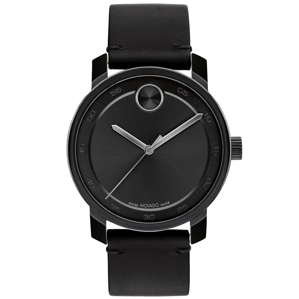 Movado Men's Bold Black Dial Watch