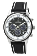 Porsamo Bleu Men's Arthur Silicone Strap Watch, 1094BARR