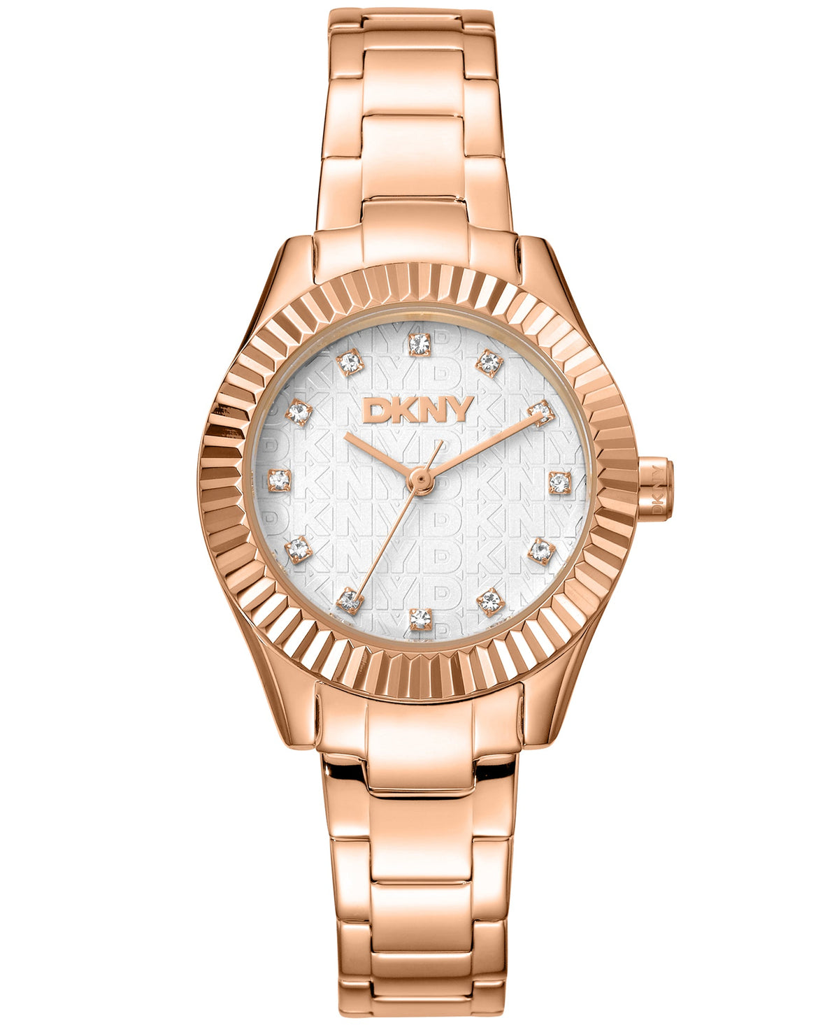 EVERYDAY Chambers Glitz Silver Dial Rose Gold Women's Watch