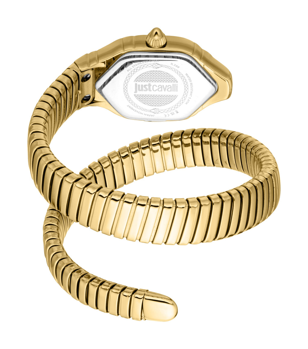 Just Cavalli Women's Snake 316L Stainless Steel Watch