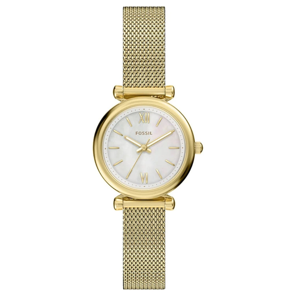 Fossil Women's Carlie Mini White Dial Watch