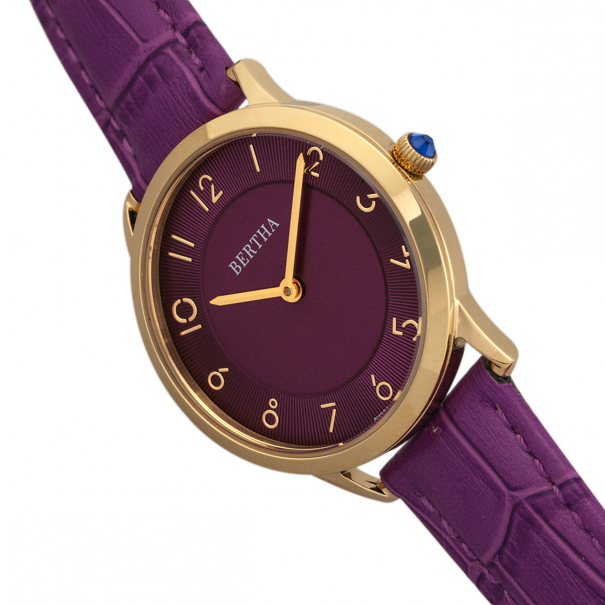 Abby Swiss Leather-Band Watch