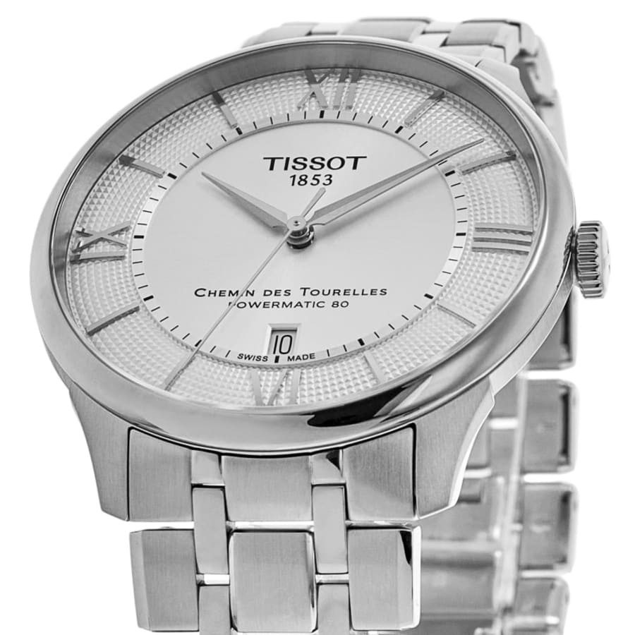 Tissot Chemin Des Tourelles Powermatic 80 42mm Automatic Silver Dial Steel Men's Watch T139.407.11.038.00