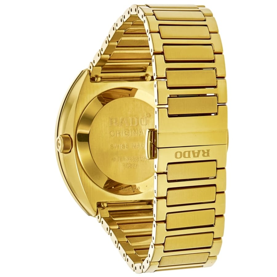 Rado DiaStar Original Automatic Yellow Gold Tone Dial PVD Steel Men's Watch R12161253