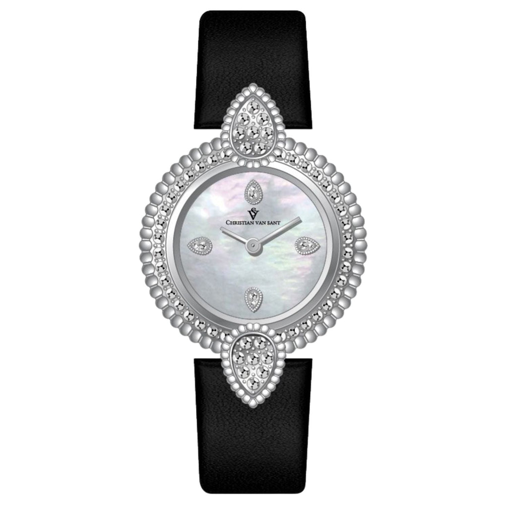 Christian Van Sant Women's Silver Roud 23mm