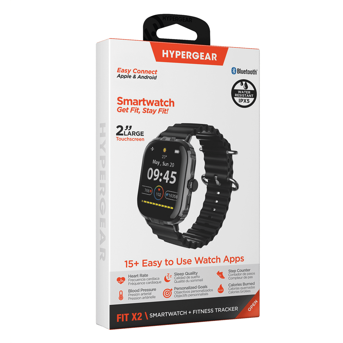 FIT X2 Smartwatch and Fitness Tracker