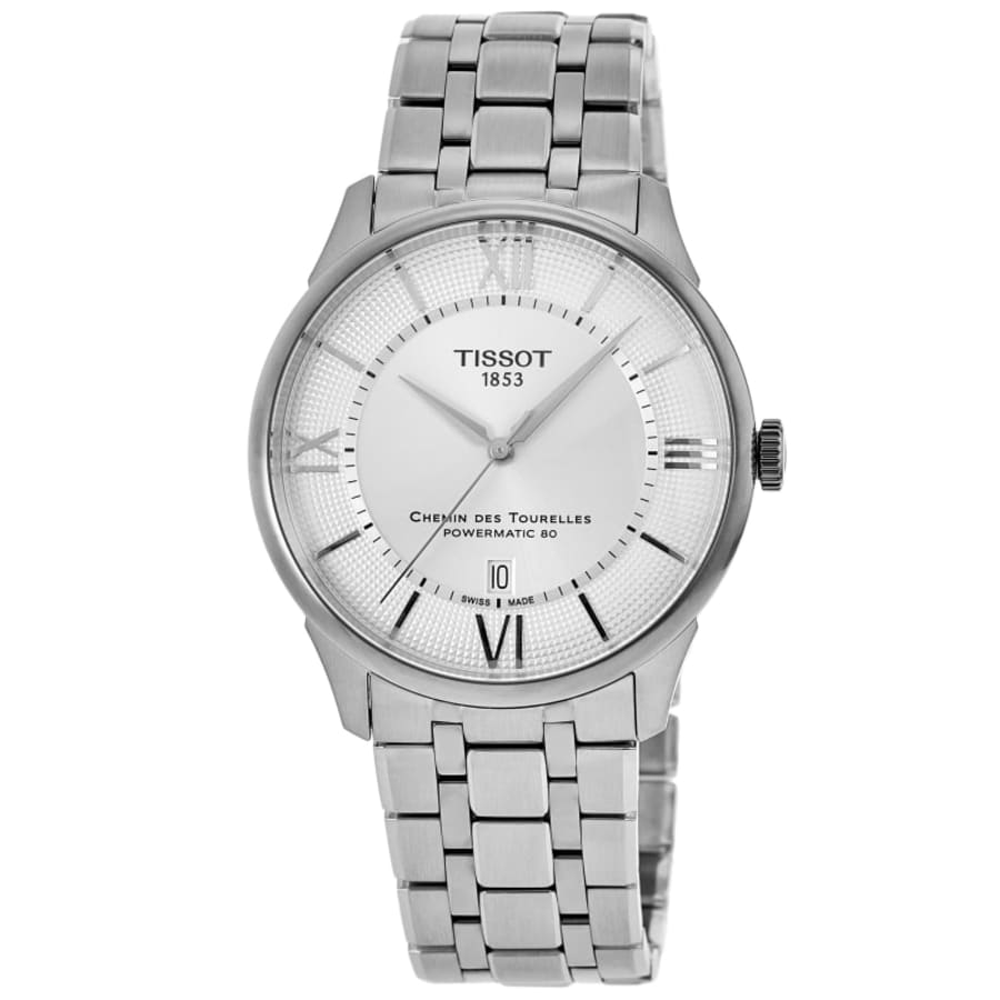 Tissot Chemin Des Tourelles Powermatic 80 42mm Automatic Silver Dial Steel Men's Watch T139.407.11.038.00