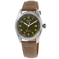 Longines Spirit Automatic Green Dial Leather Strap Men's Watch L3.810.4.03.2