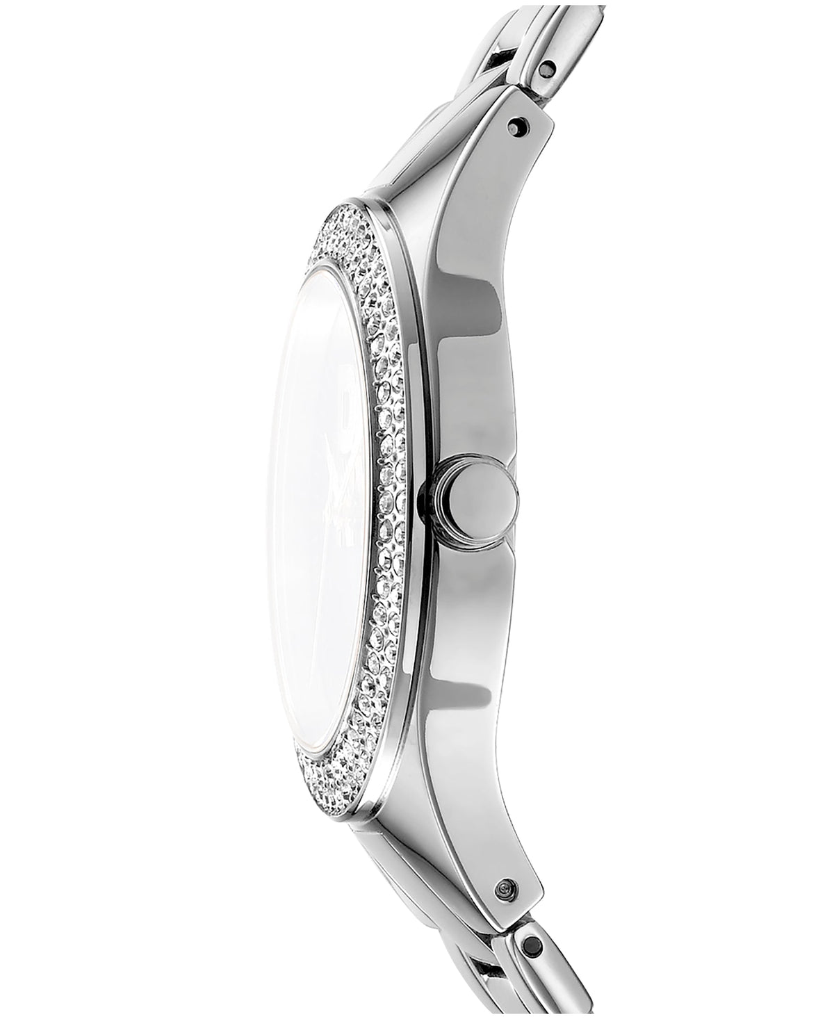 DKNY EVENING Parsons Glitz Silver Womens Watch