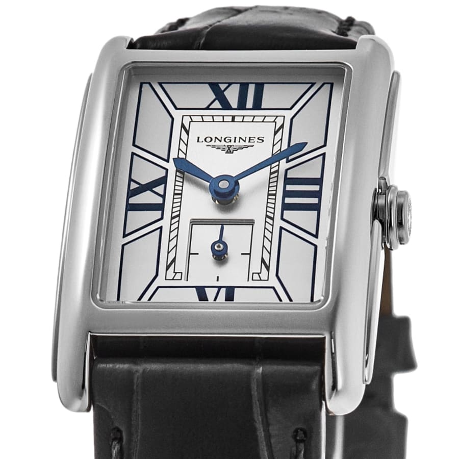 Longines DolceVita Quartz White Dial Leather Strap Women's Watch L5.255.4.75.2