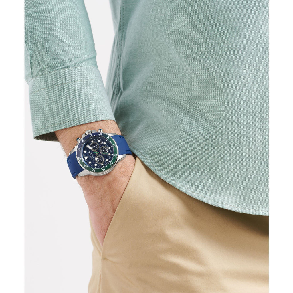 Nautica Nst Chronograph Silicone Watch