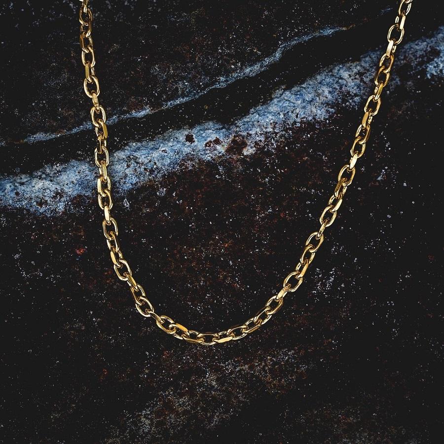 Cable Chain in Yellow Gold - 3mm