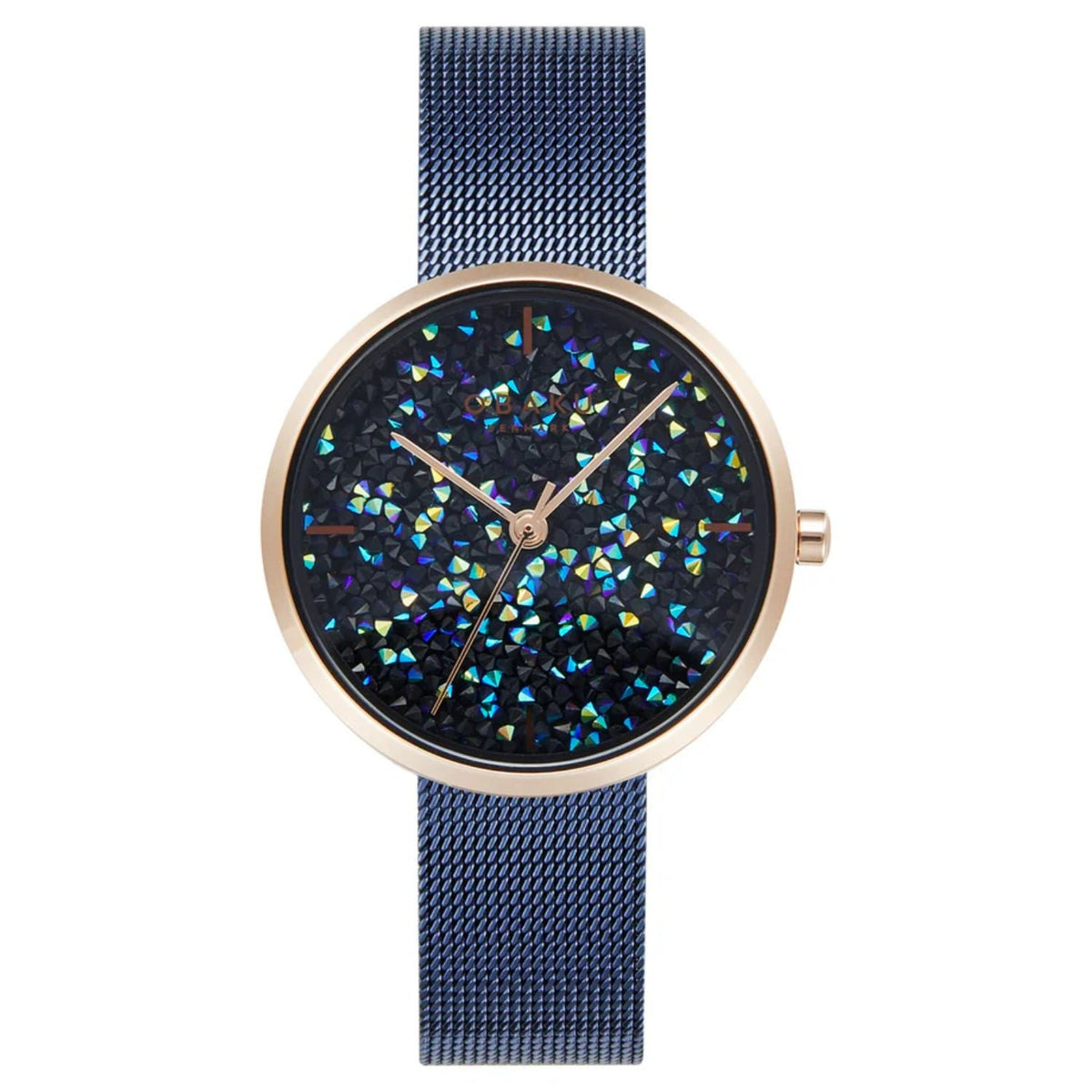Obaku Women's Glimmer  Dark blue Dial Watch