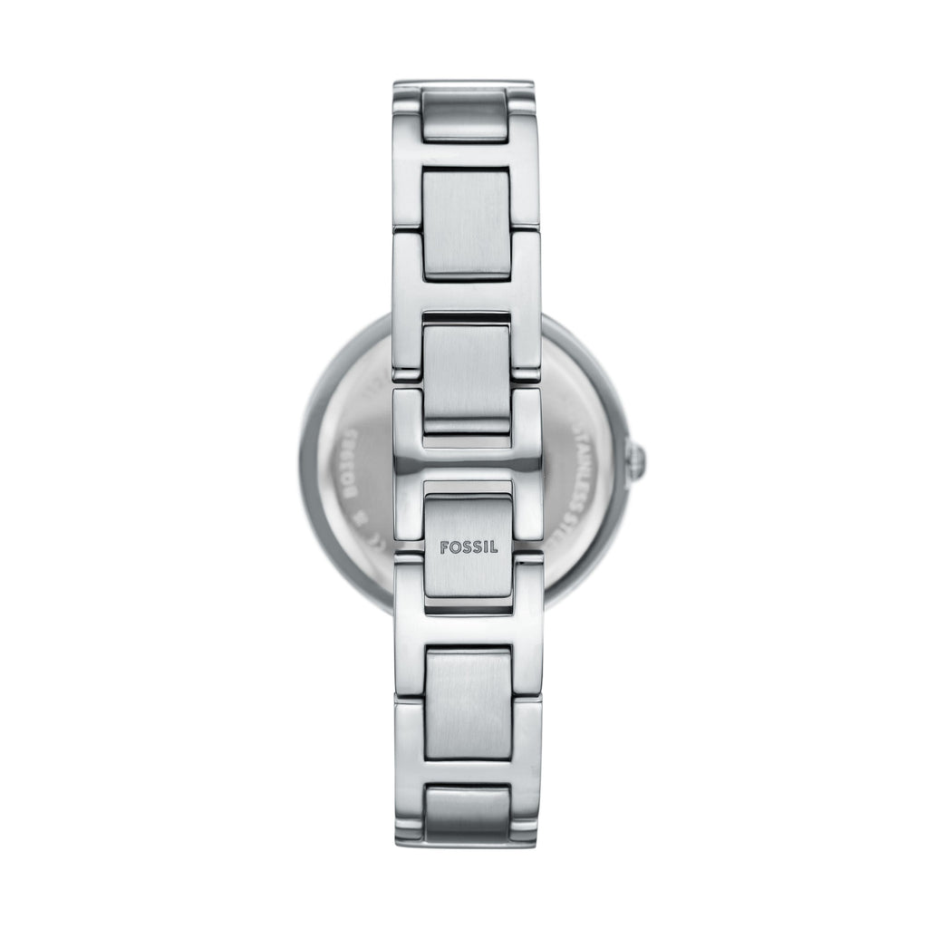 Fossil Women's Karli 32mm Three-Hand, Silver-Tone Alloy Watch