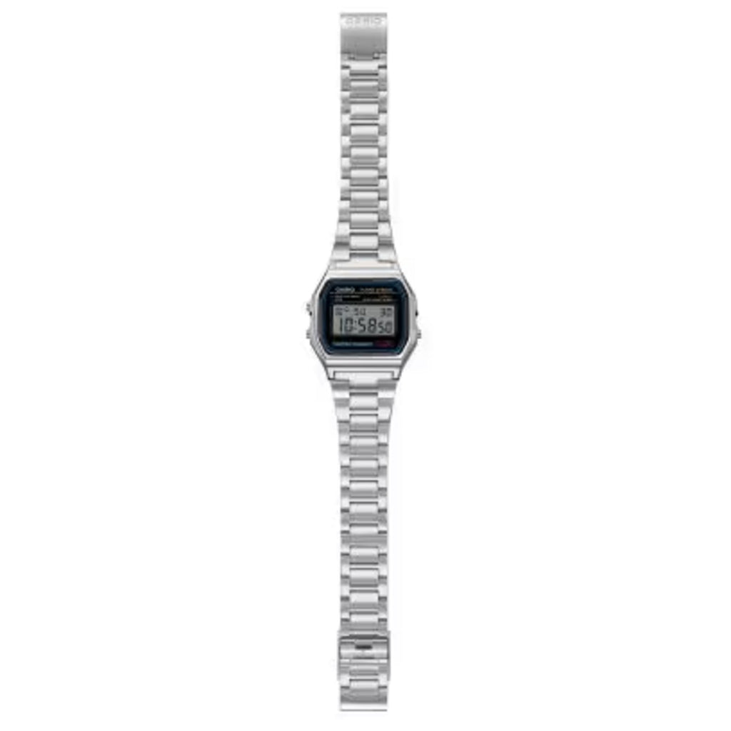 Casio Men’s Vintage Digital Stainless Steel Watch Silver - A-158WA-1R