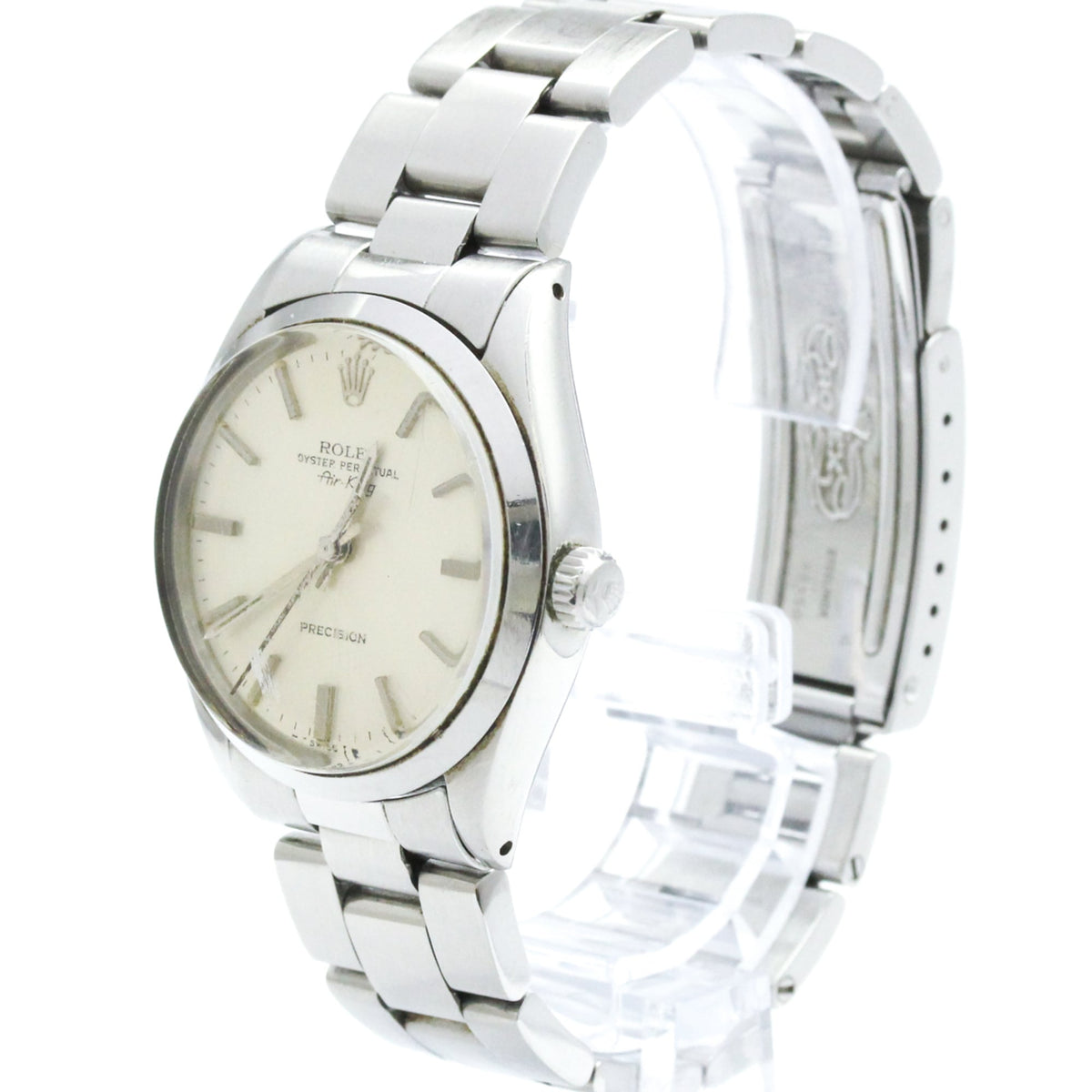 Rolex Oyster Perpetual Date Air King Automatic Stainless Steel Watch (Pre-Owned)