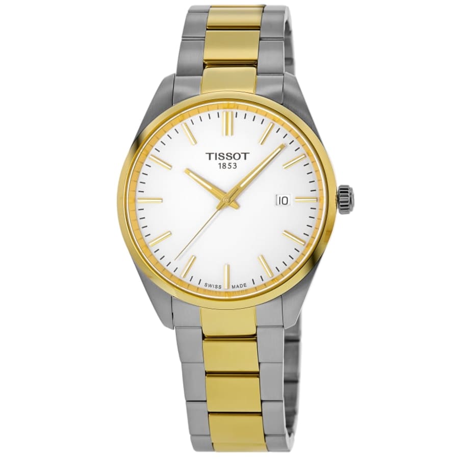 Tissot PR 100 Quartz White Dial Stainless Steel Men's Watch T150.410.22.011.00