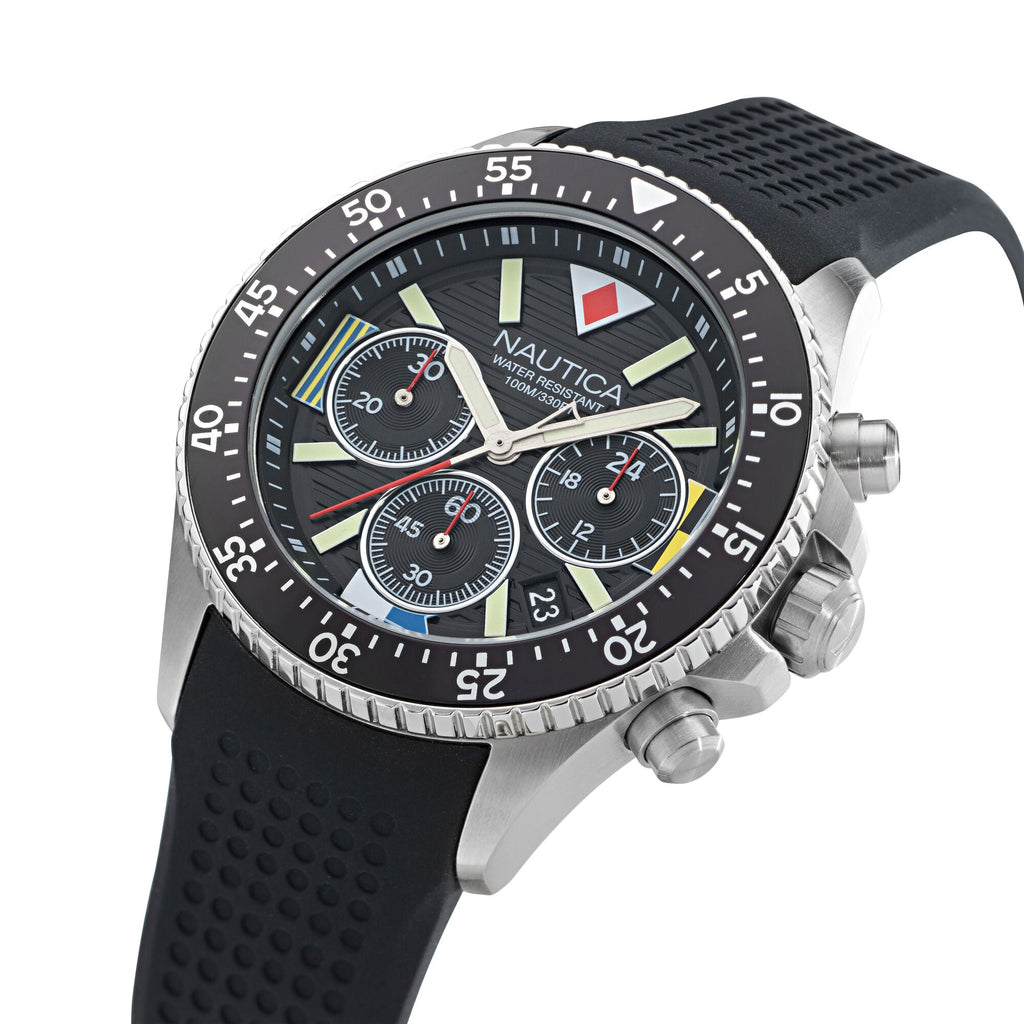 Nautica Westport Recycled Silicone Chronograph Watch