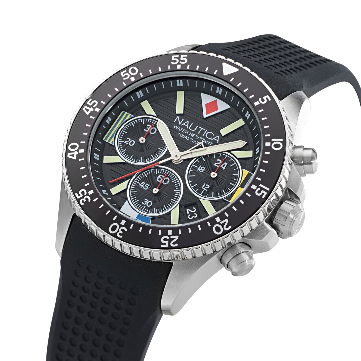 Nautica Westport Recycled Silicone Chronograph Watch