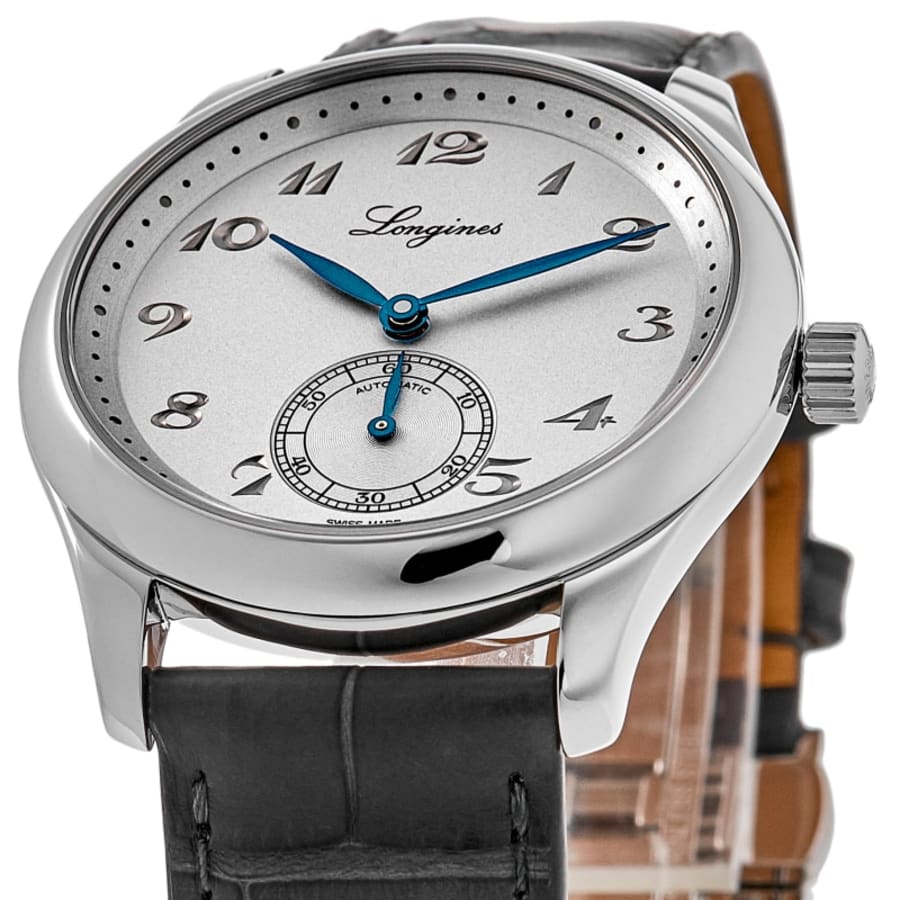 Longines Master Collection Automatic 38.5mm Silver Dial Leather Strap Men's Watch L2.843.4.73.2