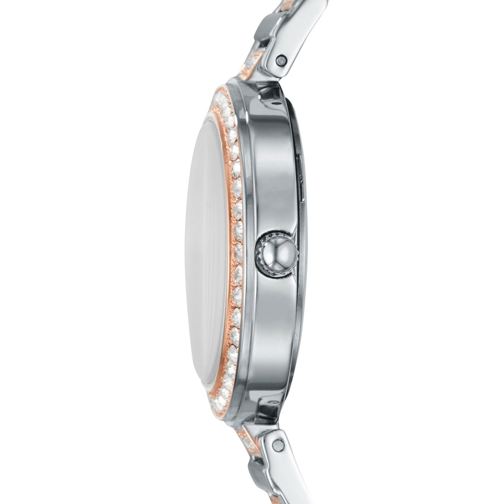 Fossil Women's Karli 32mm Three-Hand, Silver-Tone Alloy Watch