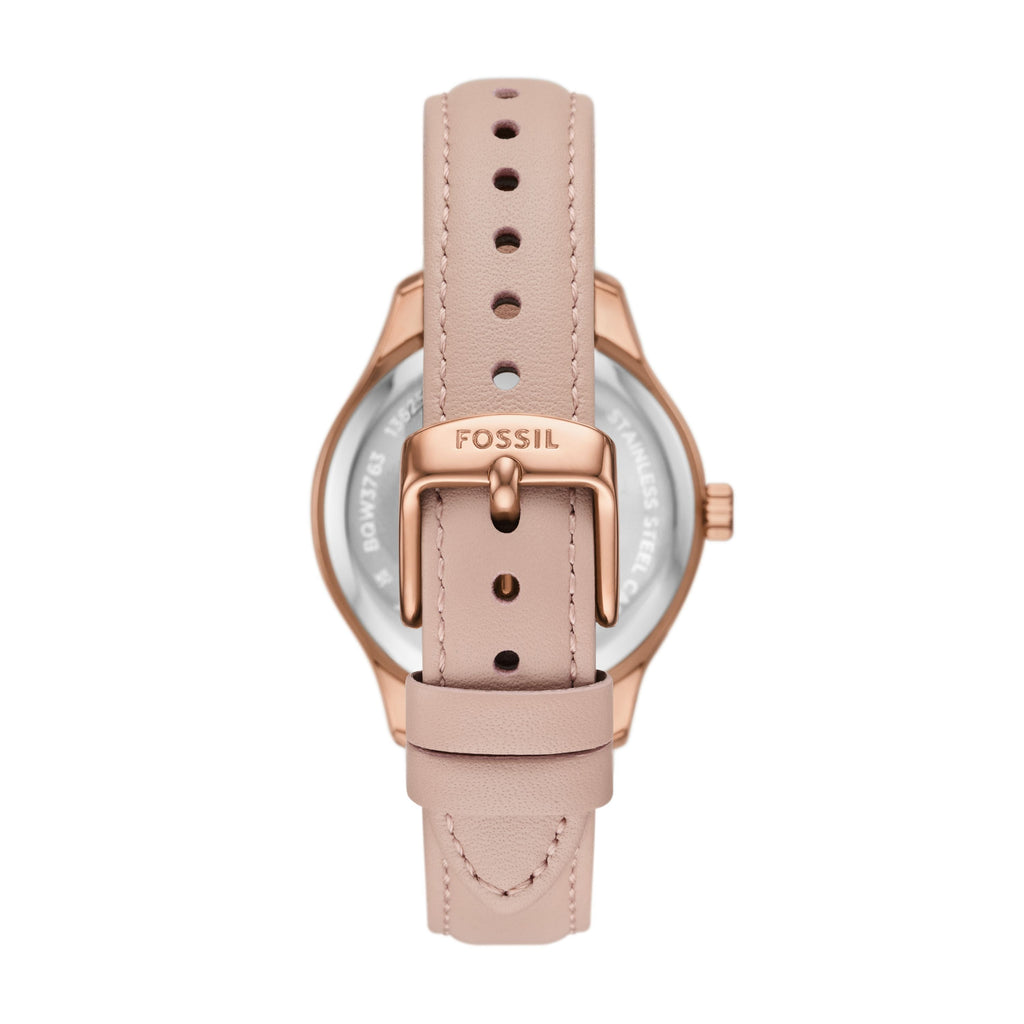 Fossil Women's Rye 36mm Multifunction, Rose Gold-Tone Alloy Watch