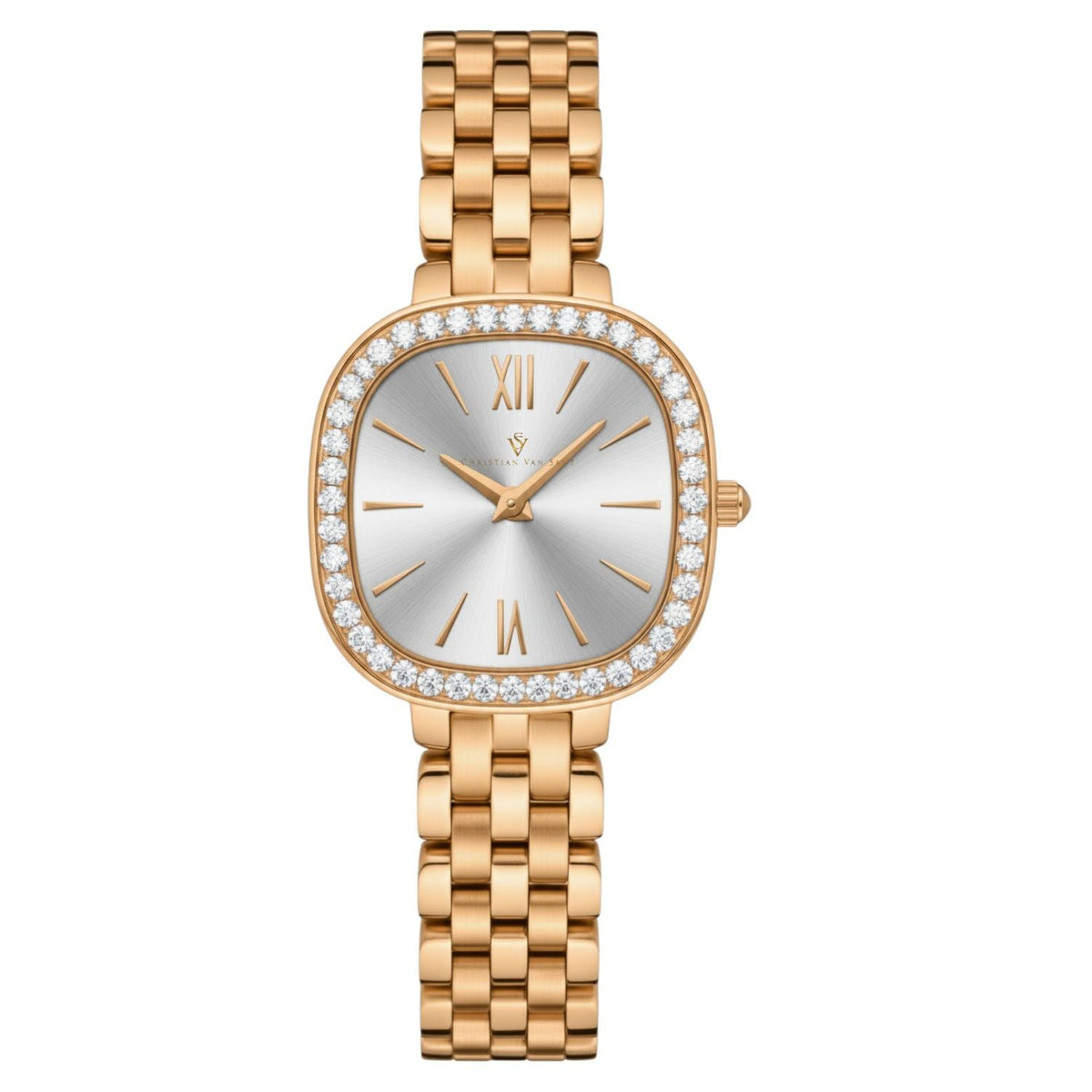 Christian Van Sant Women's Rivoli Silver Dial Watch