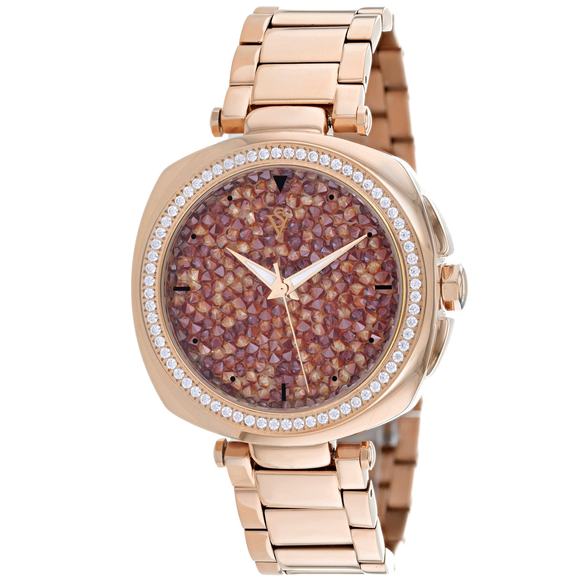 Christian Van Sant Women's Mirabella Orange Round 40mm