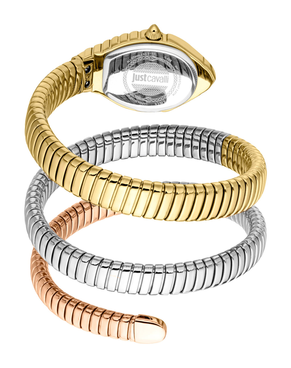 Just Cavalli Women's Snake 316L Stainless Steel Watch