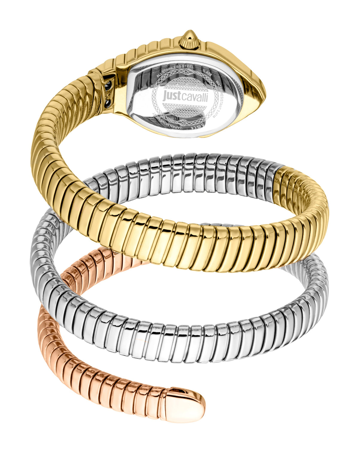 Just Cavalli Women's Snake 316L Stainless Steel Watch