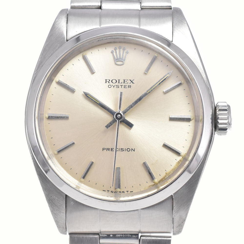 Rolex Oyster Precision Steel Watch (Pre-Owned)