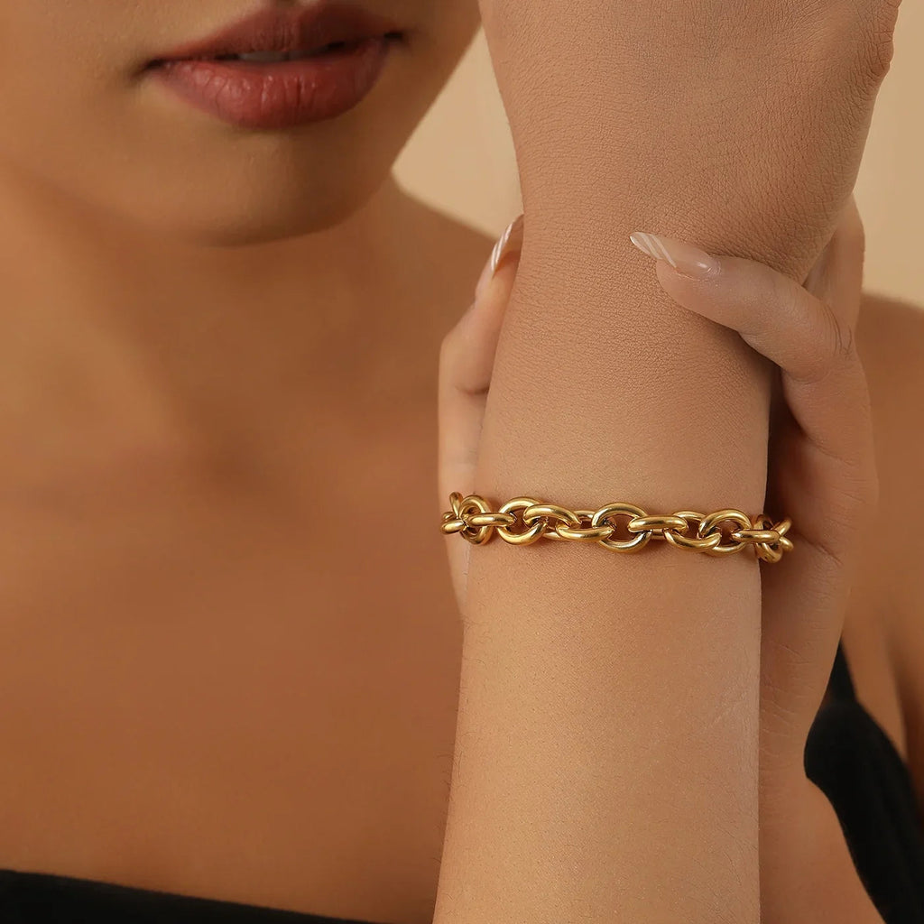 Chunky Rolo Chain Bracelet