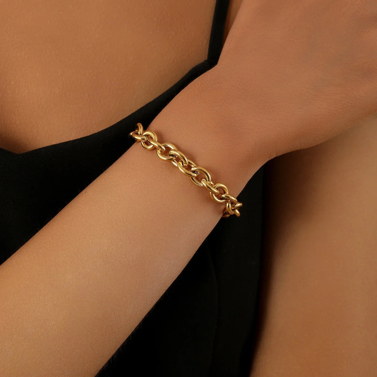 Chunky Rolo Chain Bracelet