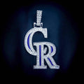 Colorado Rockies Official MLB Logo Pendant