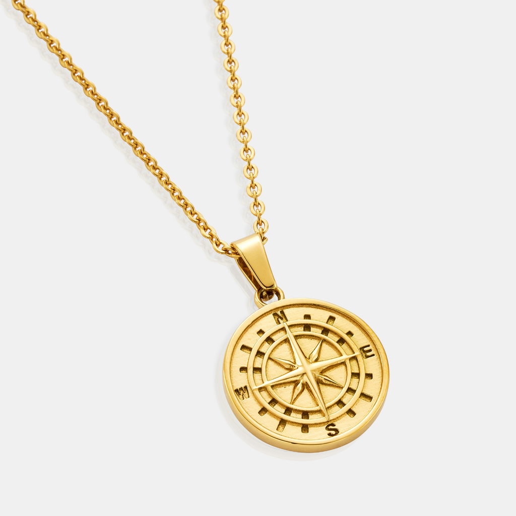 Compass Pendant (Gold)