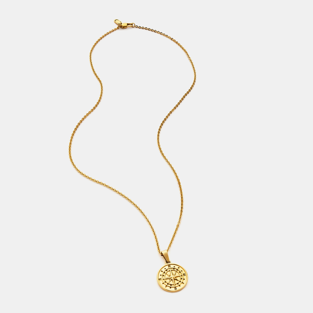 Compass Pendant (Gold)
