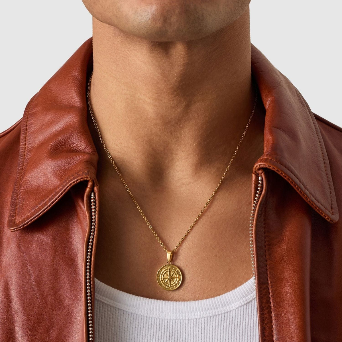 Compass Pendant (Gold)