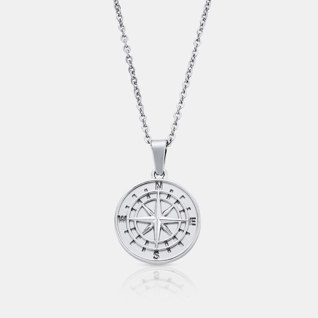 Compass Pendant (Silver)