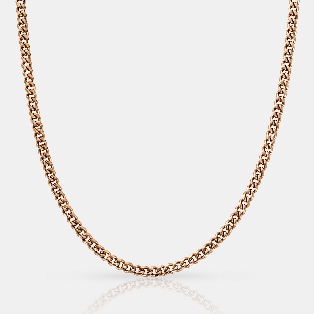Cuban (Rose Gold) 4mm