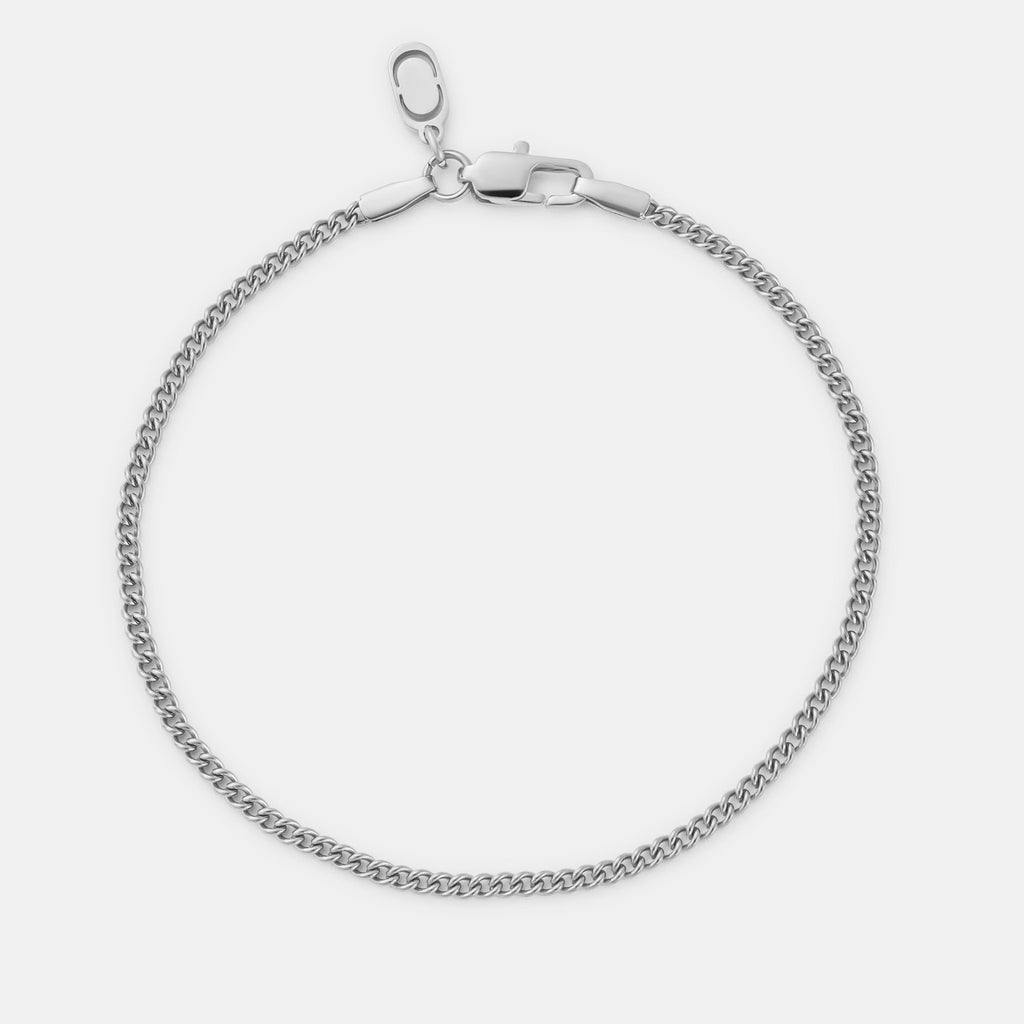 Cuban Bracelet (Silver) 2mm