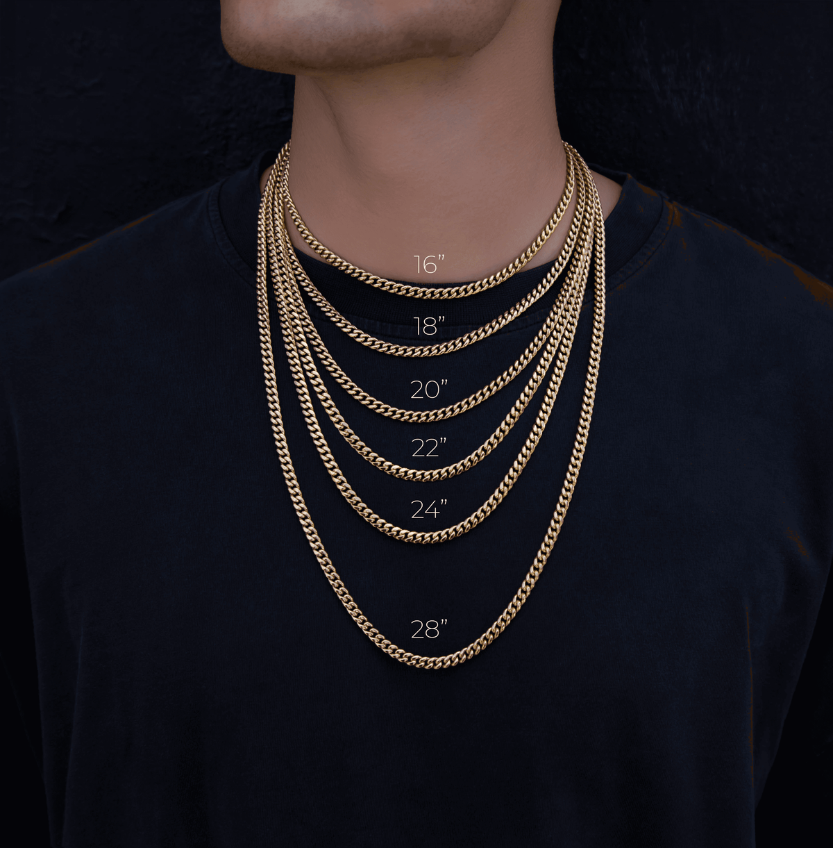 Miami Cuban Chain in Yellow Gold - 5mm